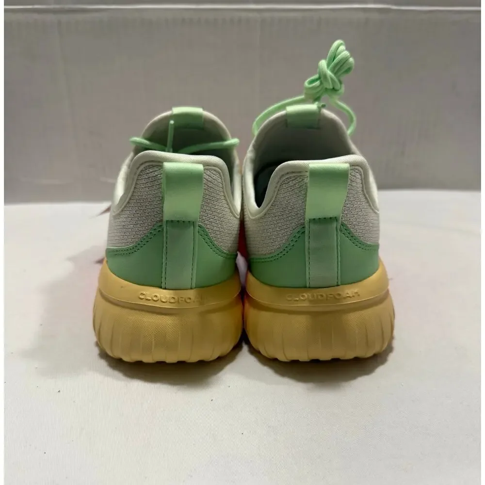 Adidas Kaptir Flow 2.0 Off White Wonder White Lucid Pink unisex 7-Y JR8090 New